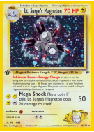 Carte Pokémon Lt. Surge's Magneton 8/132 Holographique Gym Heroes