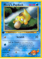 Carte Pokémon Misty's Psyduck 54/132 Peu commune Gym Heroes