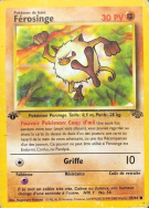 Carte Pokémon Férosinge 55/64 Commune Jungle (JCC)