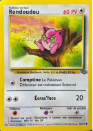 Carte Pokémon Rondoudou 54/64 Commune Jungle (JCC)