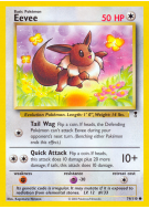 Carte Pokémon Eevee 74/110 Commune Legendary Collection