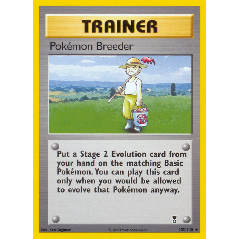 Carte Pokémon Pokémon Breeder 102/110 Rare Legendary Collection