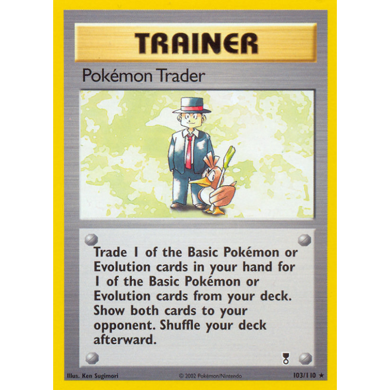 Carte Pokémon Pokémon Trader 103/110 Rare Legendary Collection