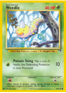 Carte Pokémon Weedle 99/110 Commune Legendary Collection