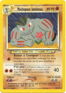 Carte Pokémon Machopeur lumineux 49/105 Peu commune Neo Destiny