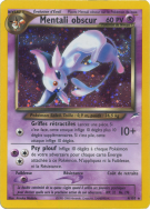 Carte Pokémon Mentali obscur 4/105 Holographique Neo Destiny