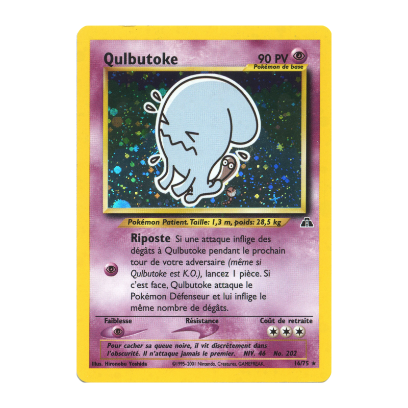 Carte Pokémon Qulbutoke 16/75 Holographique Neo Discovery