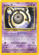 Carte Pokémon Zarbi M 49/75 Peu commune Neo Discovery