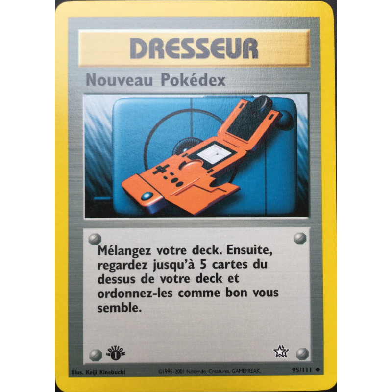 Carte Pokémon Nouveau Pokédex 95/111 Peu commune Neo Genesis