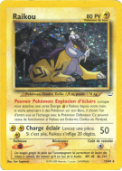 Carte Pokémon Raikou 13/64 Holographique Neo Revelation