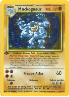 Carte Pokémon Mackogneur 8/102 Holographique Set de Base