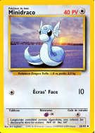Carte Pokémon Minidraco 26/102 Peu commune Set de Base