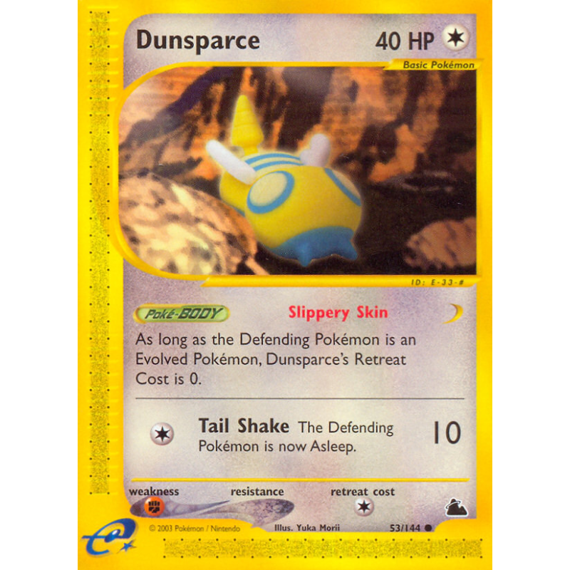 Carte Pokémon Dunsparce 53/144 Commune Skyridge