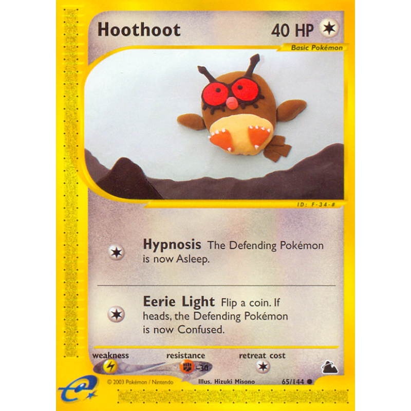 Carte Pokémon Hoothoot 65/144 Commune Skyridge