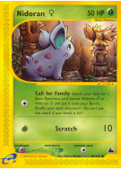 Carte Pokémon Nidoran ♀ 81/144 Commune Skyridge