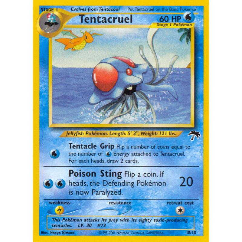 Carte Pokémon Tentacruel 10/18 Aucune Southern Islands