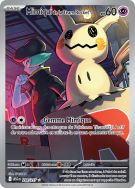 Carte Pokémon Mimiqui de la Team Rocket 238/217 AR Héros Transcendants