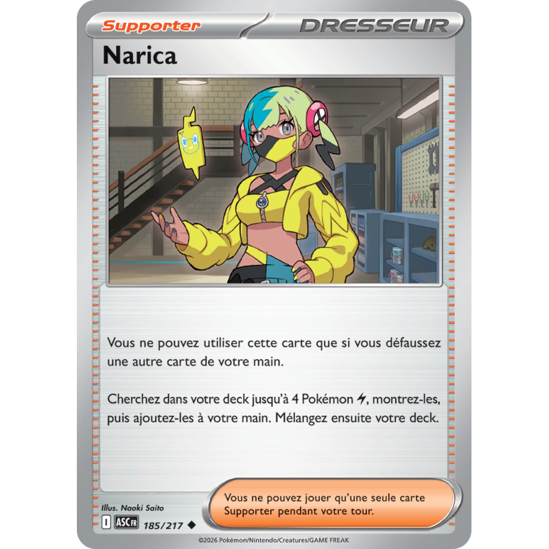Carte Pokémon Narica 185/217 Peu commune Héros Transcendants