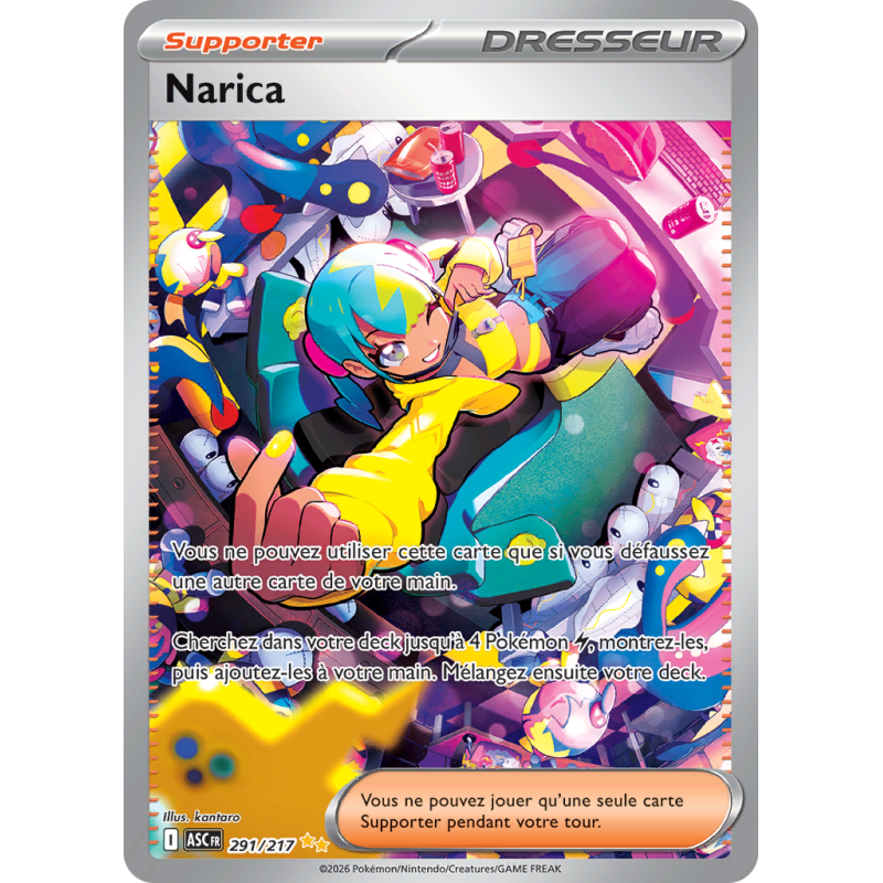 Carte Pokémon Narica 291/217 Alternative Héros Transcendants