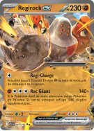 Carte Pokémon Regirock-ex 107/217 Double rare Héros Transcendants