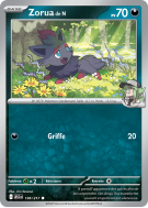 Carte Pokémon Zorua de N 136/217 Commune Héros Transcendants