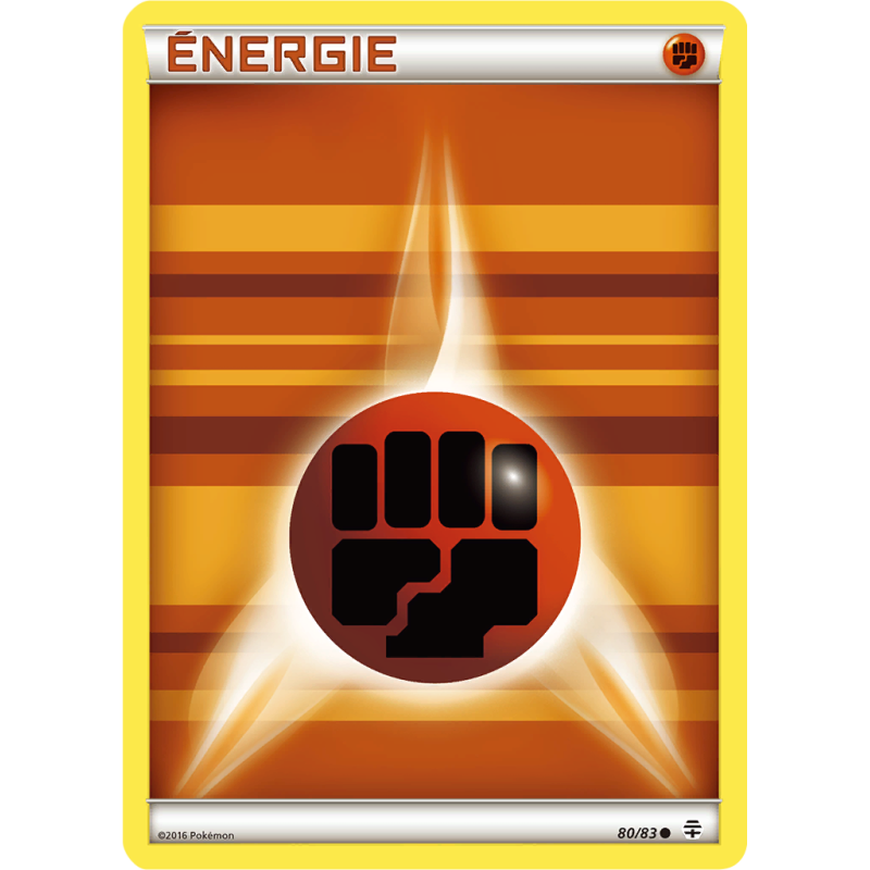 Carte Pokémon Énergie Combat 80/83 Commune Générations (JCC)