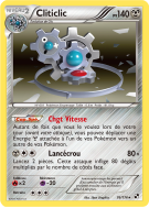 Carte Pokémon Cliticlic 76/114 Holographique Noir & Blanc (JCC)