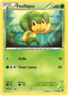 Carte Pokémon Feuillajou 7/114 Commune Noir & Blanc (JCC)