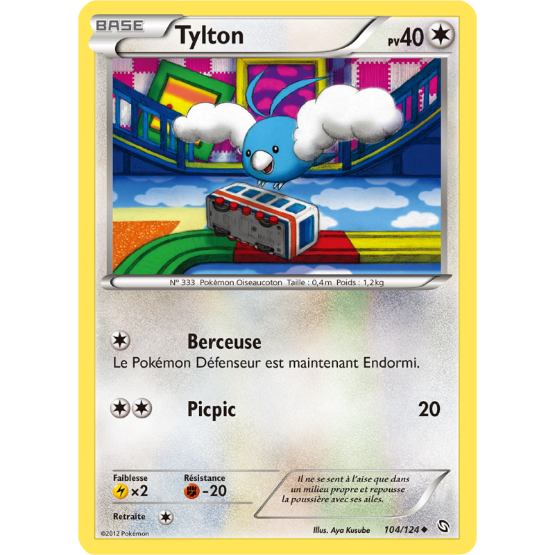 Carte Pokémon Tylton 104/124 Peu commune Dragons Exaltés