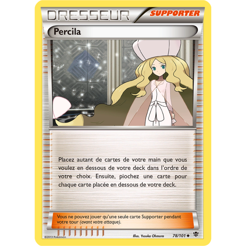 Carte Pokémon Percila 78/101 Peu commune Explosion Plasma