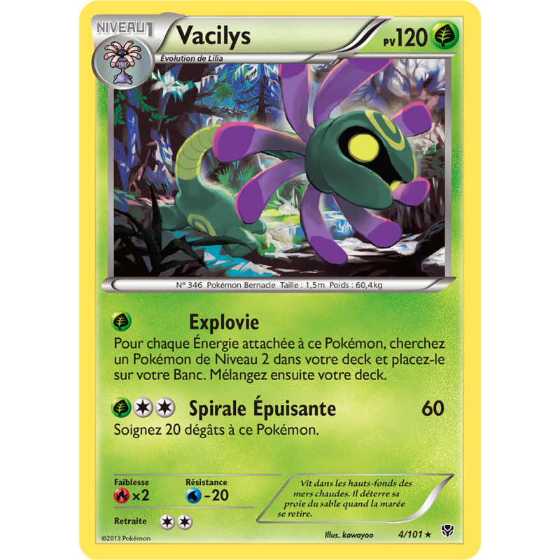 Carte Pokémon Vacilys 4/101 Rare Explosion Plasma