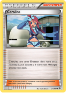 Carte Pokémon Carolina 134/153 Peu commune Frontières Franchies