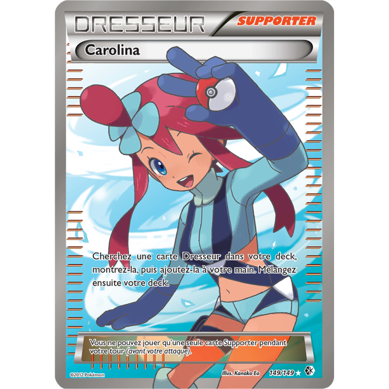 Carte Pokémon Carolina 149/149 Ultra Rare Frontières Franchies