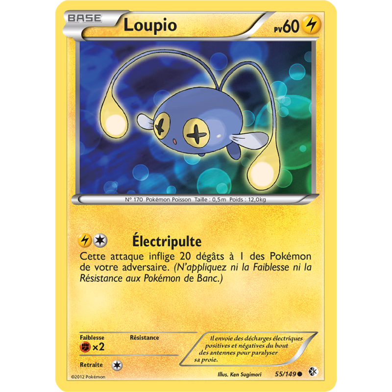 Carte Pokémon Loupio 55/149 Commune Frontières Franchies