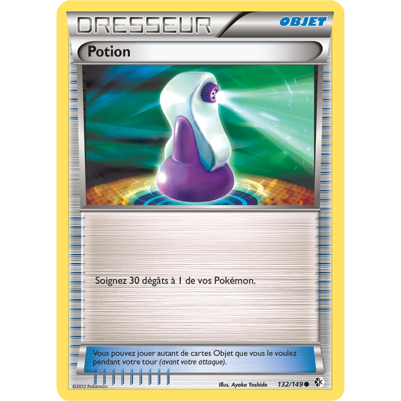 Carte Pokémon Potion 132/149 Commune Frontières Franchies