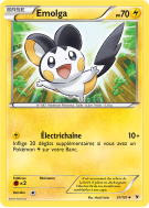 Carte Pokémon Emolga 37/101 Peu commune Nobles Victoires