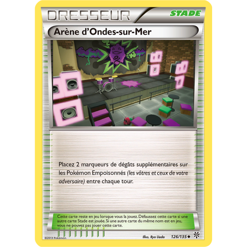 Carte Pokémon Arène d'Ondes-sur-Mer 126/135 Peu commune Tempête Plasma
