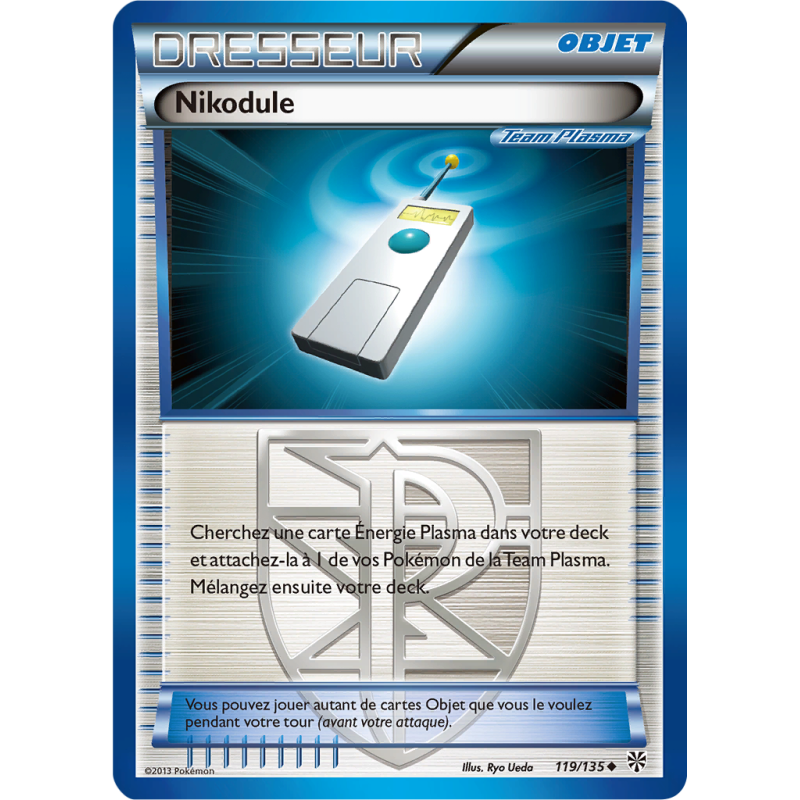 Carte Pokémon Nikodule 119/135 Peu commune Tempête Plasma