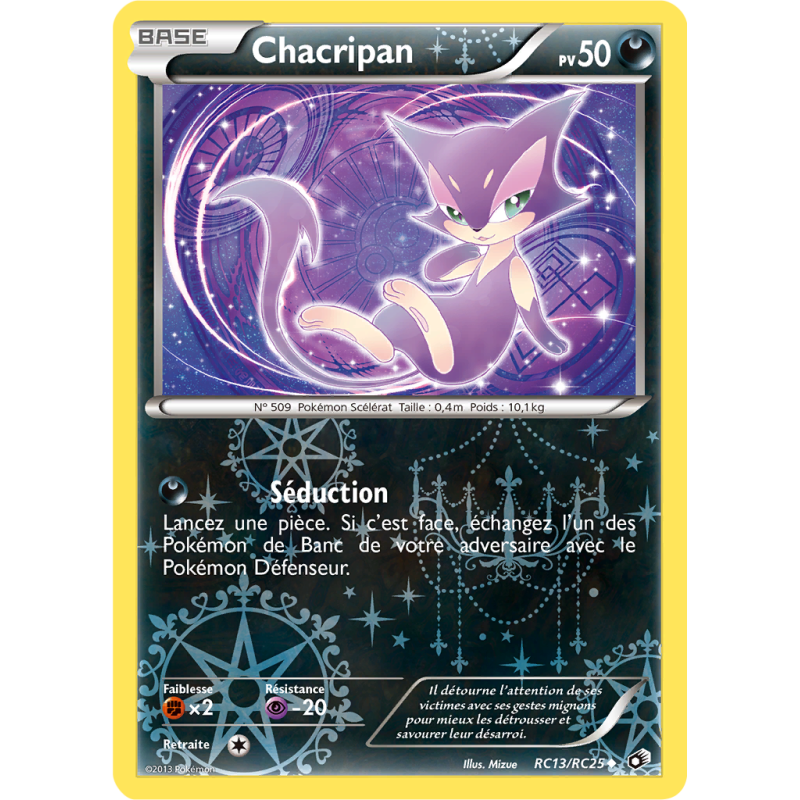 Carte Pokémon Chacripan RC13/RC25 Peu commune Trésors Légendaires