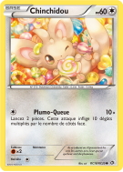 Carte Pokémon Chinchidou RC18/RC25 Commune Trésors Légendaires