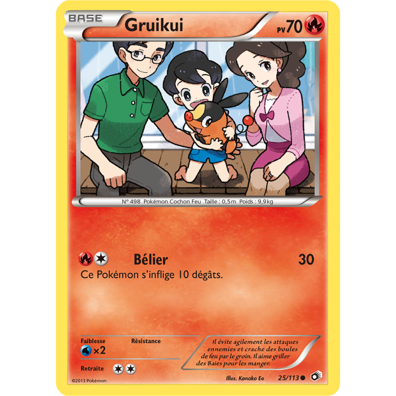 Carte Pokémon Gruikui 25/113 Commune Trésors Légendaires