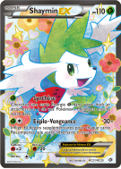 Carte Pokémon Shaymin-EX RC21/RC25 Ultra Rare Trésors Légendaires