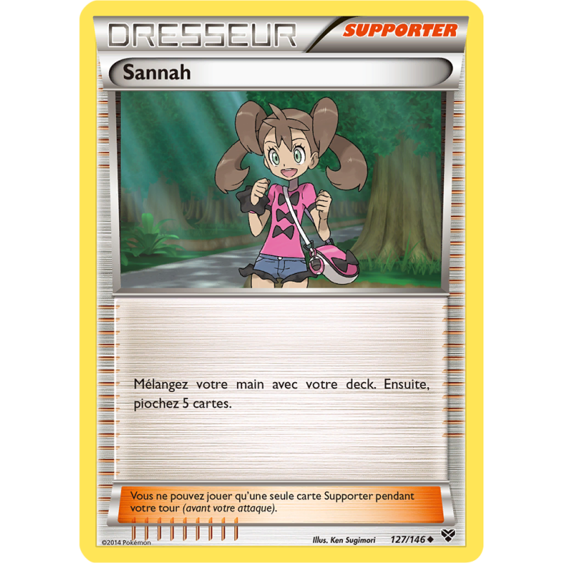Carte Pokémon Sannah 127/146 Peu commune XY (JCC)