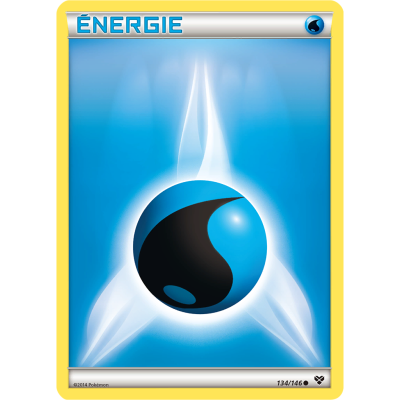 Carte Pokémon Énergie Eau 134/146 Commune XY (JCC)