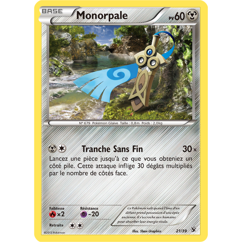 Carte Pokémon Monorpale 21/39 Aucune Bienvenue à Kalos