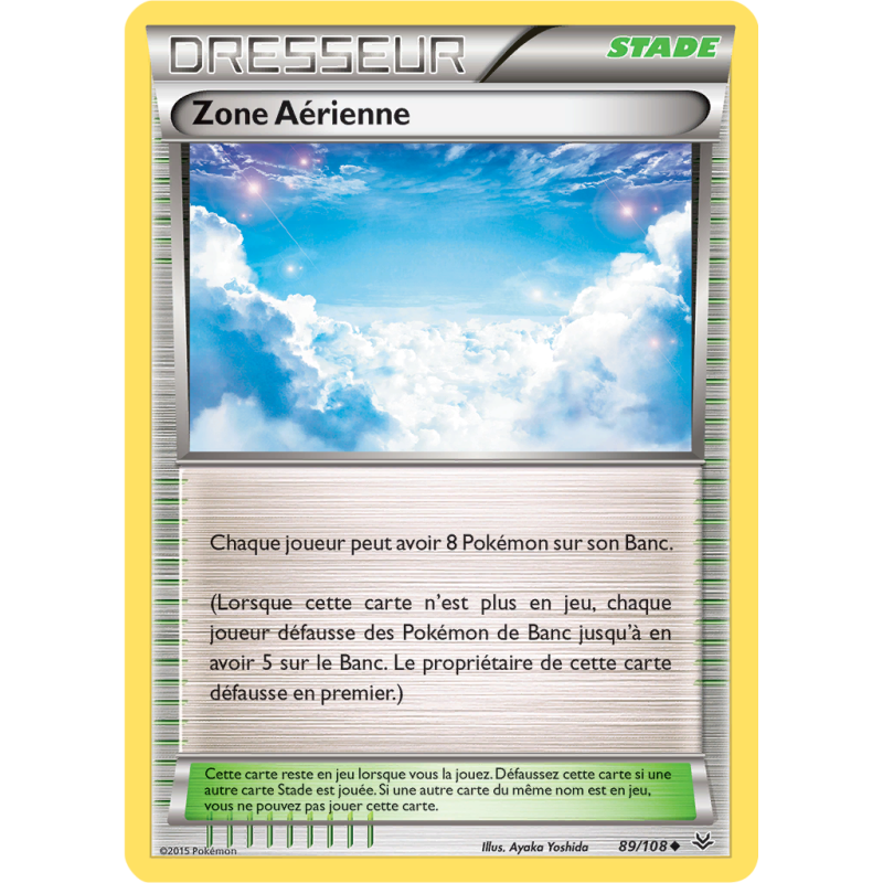 Carte Pokémon Zone Aérienne 89/108 Peu commune Ciel Rugissant