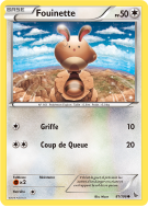 Carte Pokémon Fouinette 81/106 Commune Étincelles