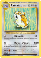 Carte Pokémon Rattatac 67/108 Rare Évolutions