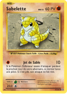 Carte Pokémon Sabelette 54/108 Commune Évolutions