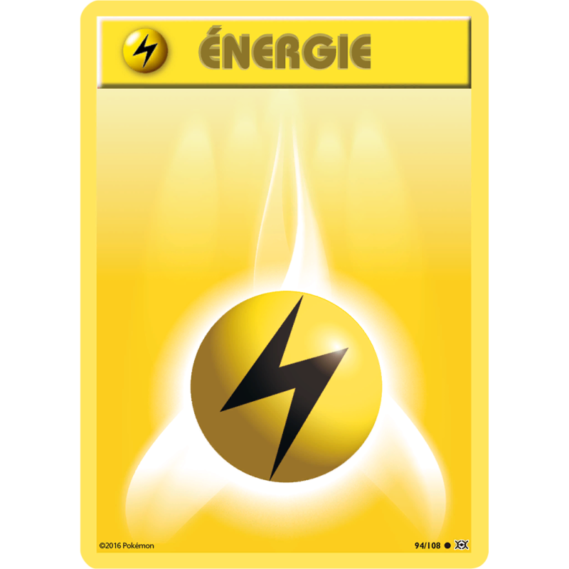 Carte Pokémon Énergie Électrique 94/108 Commune Évolutions